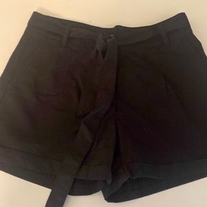 Black dressier shirt with tie that can also be removed